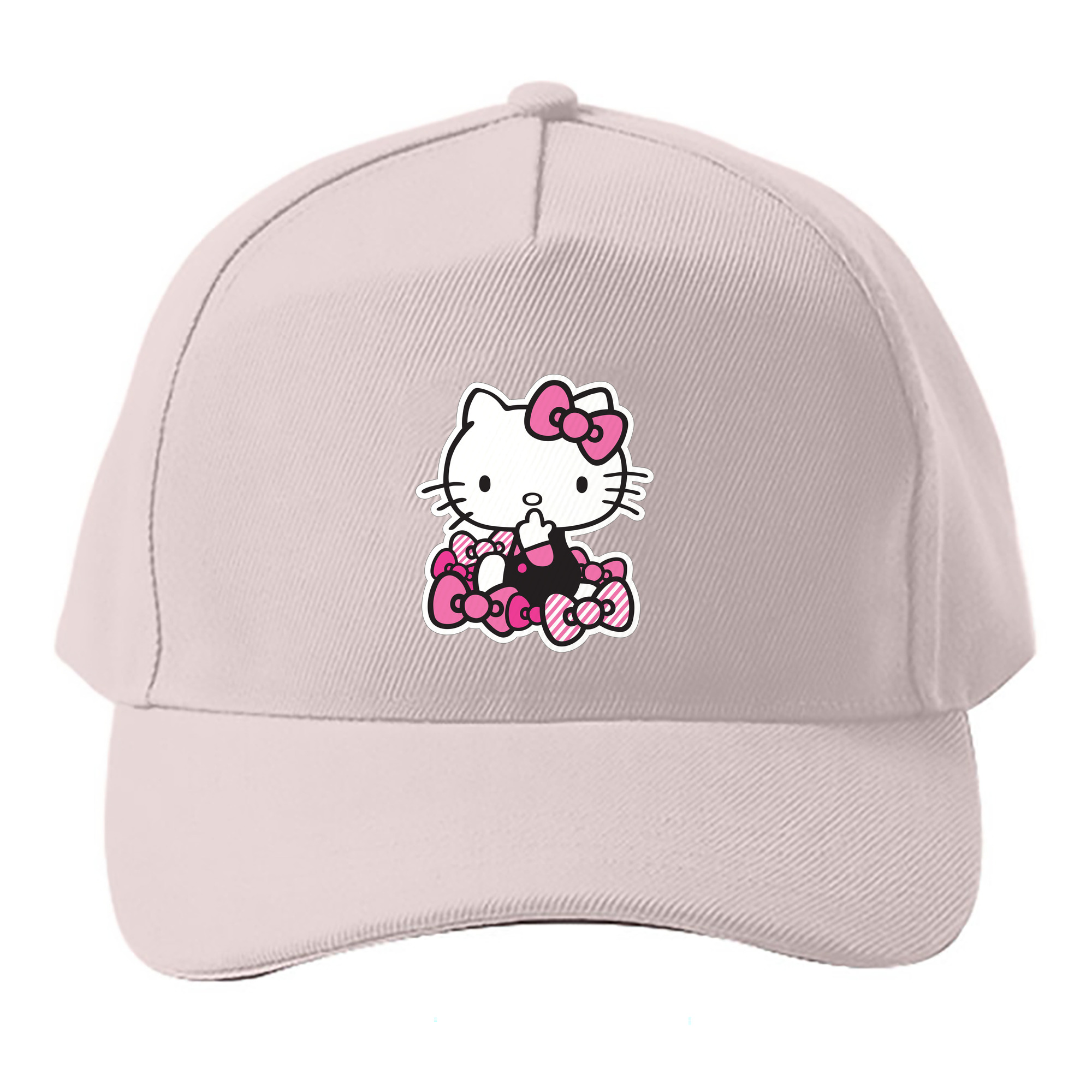 （画像用） Hello Kitty ハローキティ ベースボールキャップ 綿100％ 男女兼用 帽子 スポーツ